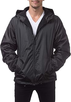 Fleece Lined Windbreaker Jacket 