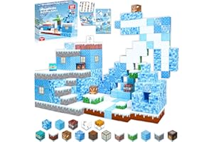 GRACEDUCK Magnetic Blocks - 100PCS Magnetic Blocks Build Frozen Castle Magnet World - Magnetic Toys for Montessori Toddler Christmas Birthday Gifts - STEM Sensory Toys for 3 4 5 6 7 8 9 10 Year Old Girls