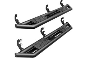 OEDRO 6" Running Boards Compatible with 2015-2024 Chevy Colorado/GMC Canyon Crew Cab, Textured Black Side Step Nerf Bars