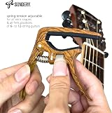 Sondery Professional Capo for Guitars, Adjustable Tension, Zinc Alloy view 2