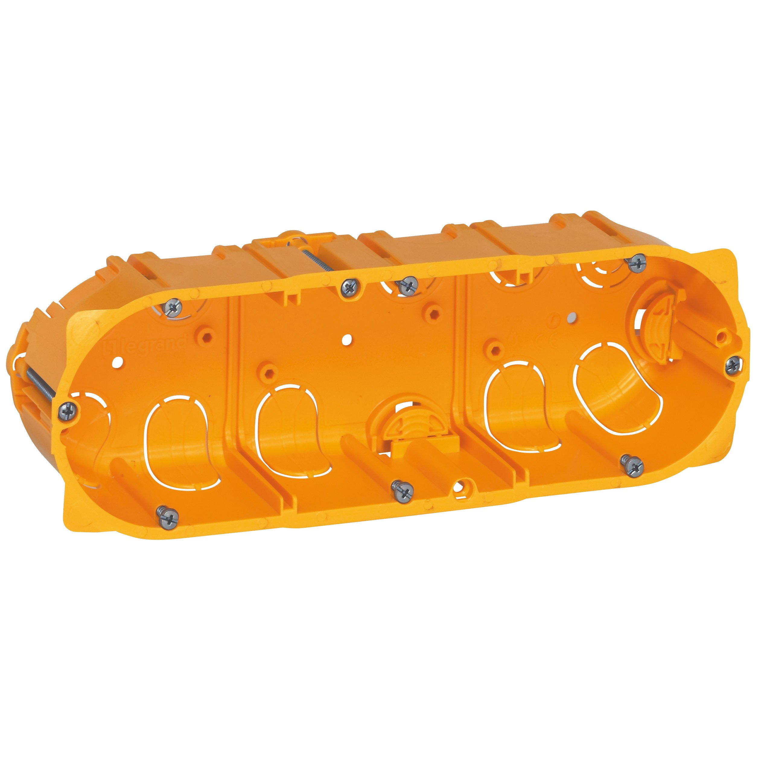 Legrand Batibox LEG90543 Recessed Conduit Box for Plaster Board 3 Compartments Depth 40 mm