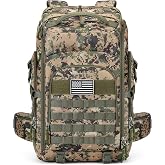 Maelstrom Tactical Backpack for Men, Water Resistant 40L Military Bag | Molle System, 900d Polyester, Laptop Pocket, Load Compression, Tripod Straps, For Hunting, Travel, Hiking,Gym, Camping