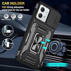 FRLMOOES for Motorola Moto G84 Case with 2 Screen