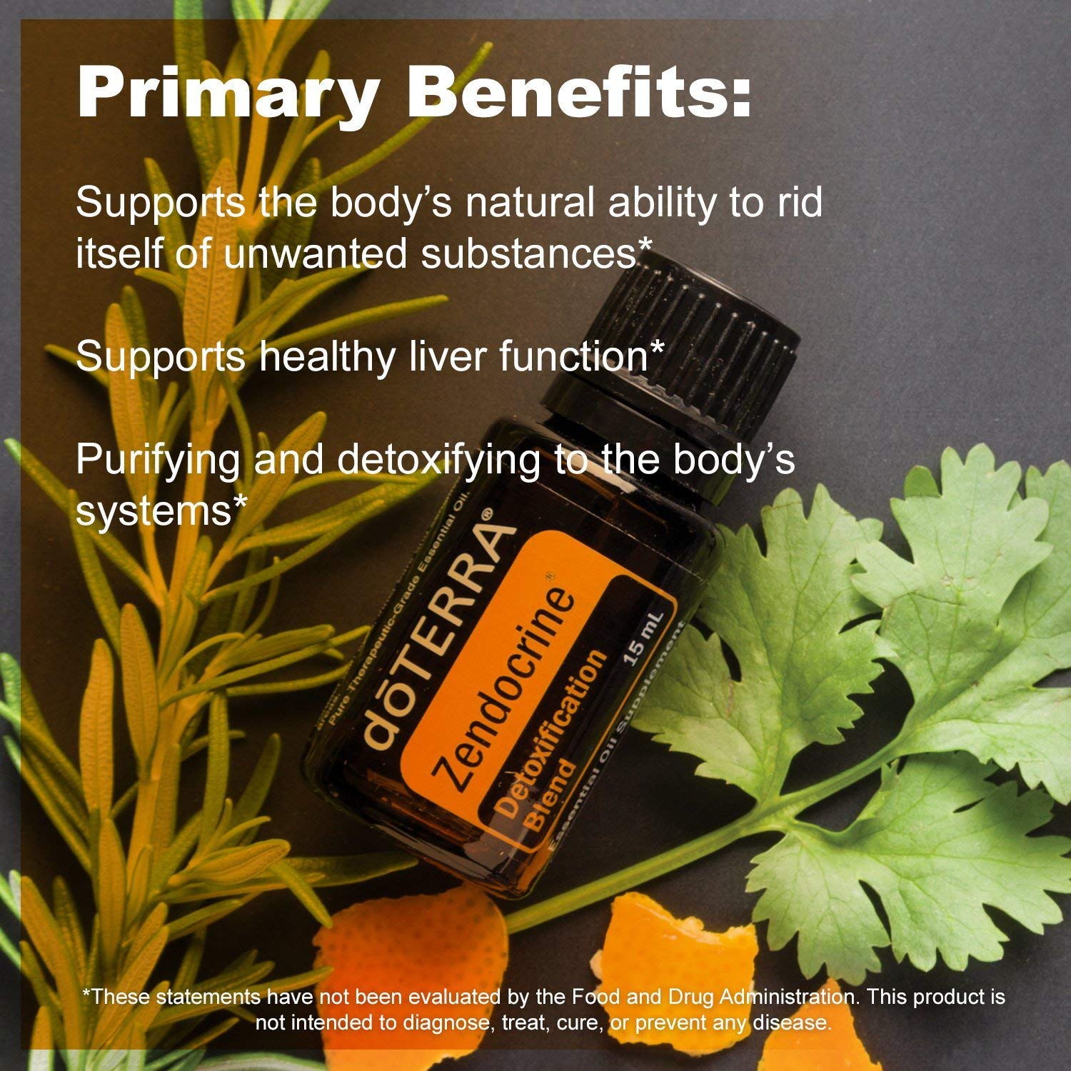 doTERRA Rosemary, Cilantro, and Juniper Berry Essential Oil - 15 mL - Detoxifying