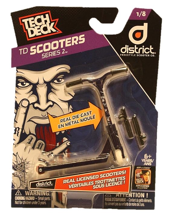 Tech Deck TD Scooters Series 2 District Freestyle Scooter