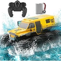 Amazon.com: KB KAIBO 8WD Amphibious Monster Truck, 2.4G Off