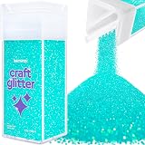 Hemway Fluorescent Blue Glitter Shaker Ultrafine 130g Craft Resin Epoxy