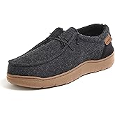Dearfoams mens Bennett Indoor/Outdoor Memory Foam Comfort Chukka Boot