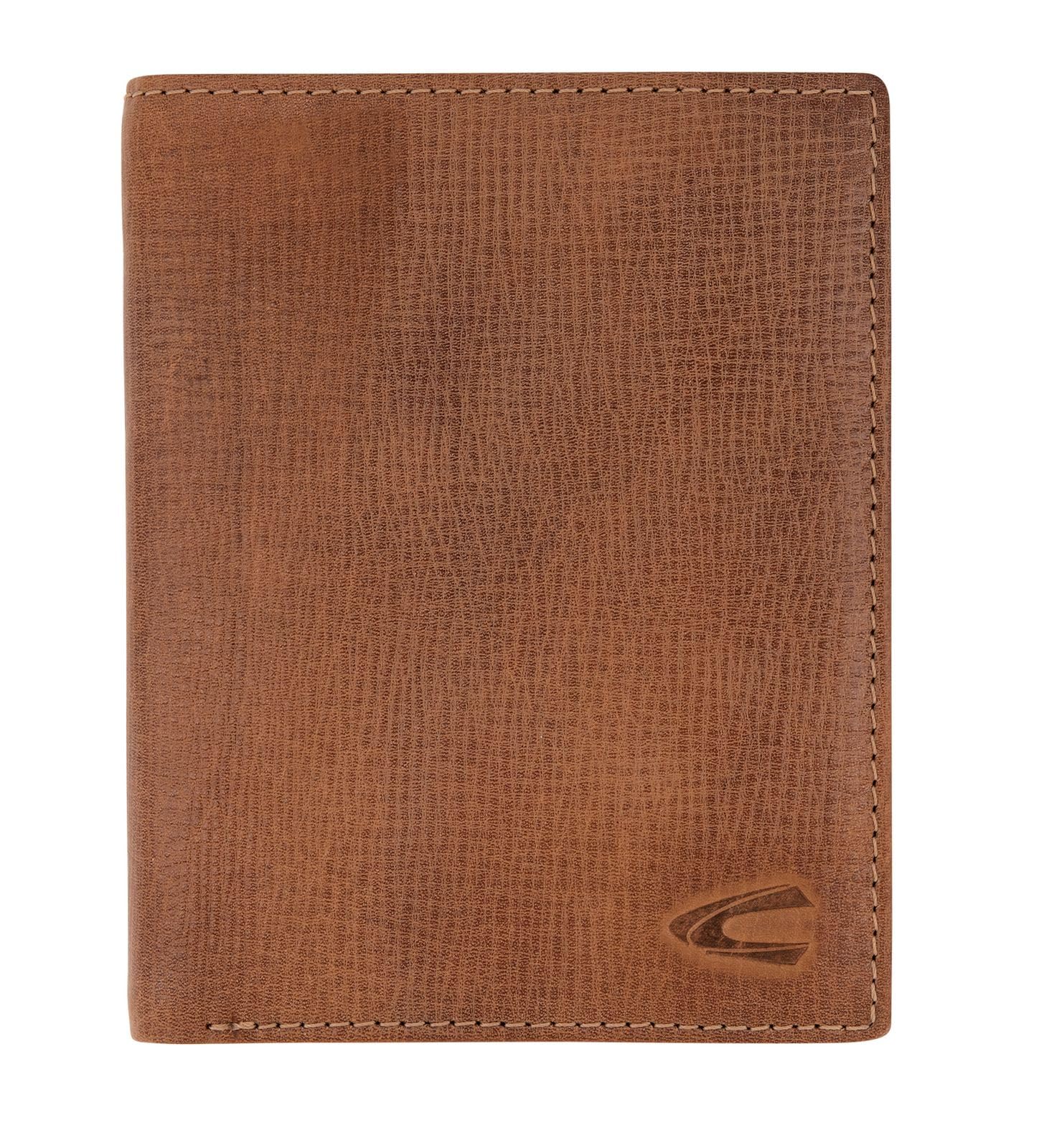 camel active, Salo Men's Wallet Portrait Format, Cognac, 10,5 x 2,5 x 13, Wallet Portrait Format