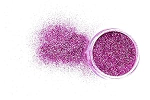 Slice of the Moon | Holographic Plum Glitter Powder, 0.35oz (10g) | for Professional or Personal Use - Nail Art, Soaps, Jewelry, Craft, DIY, and Art Projects (Holographic Plum)