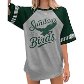 Football Shirts for Women Game Day Shirt Team Fan Tees Raglan Sleeve Tops | Football Shirts for Women Game Day Shirt Football Season Tshirt Team Fan Tees Graphic Raglan Short Sleeve Tops