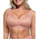 SHAPELLX Wireless Bra for Women Seamless Comfortable No Underwire Supportive Minimizer Bras