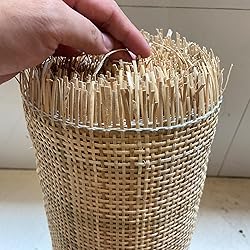 MINHKUST 16" Width Natural Square Rattan Cane