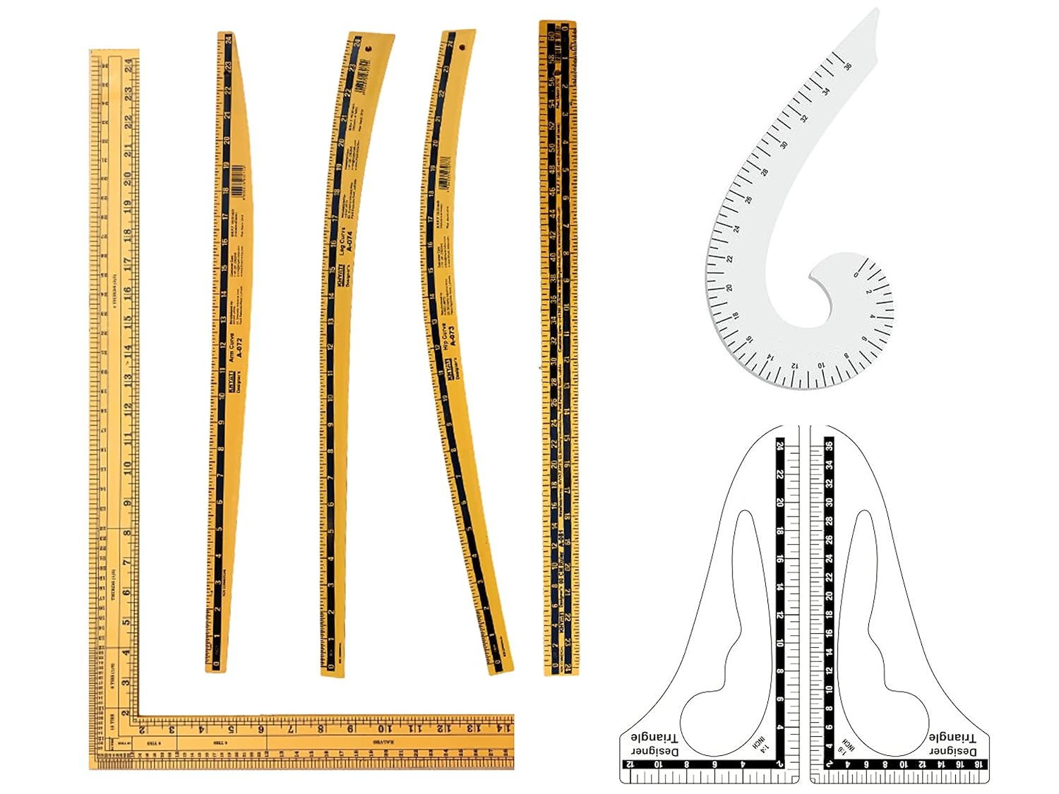 KHYATI Tailoring scales/ Fashion Designing Scale Hard Plastic Scale