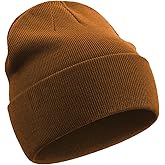 choshion 100% Cotton Beanie Hats for Women Men Winter Soft Warm Knit Cuffed Hats Fisherman Beanie Skull Cap Unisex