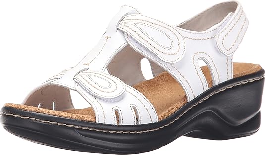clarks lexi walnut leather sandals