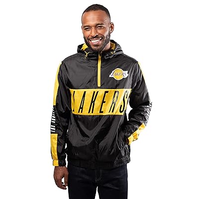Ultra Game NBA Quarter Zip Hoodie Windbreaker Jacket Kuwait