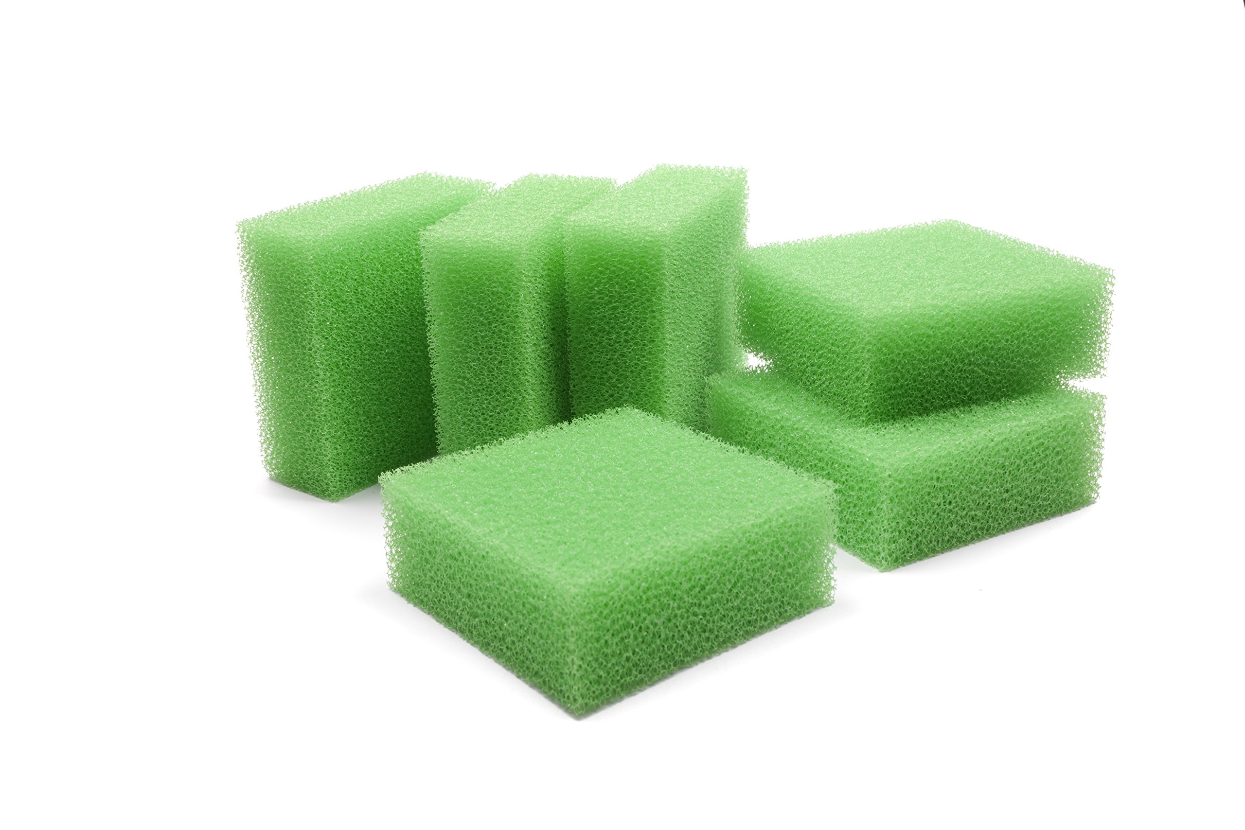 LTWHOME Compatible Medium Foam Filter Pads Fish Tank Fits Juwel Standard/BioFlow 6.0 / L(Pack of 6)