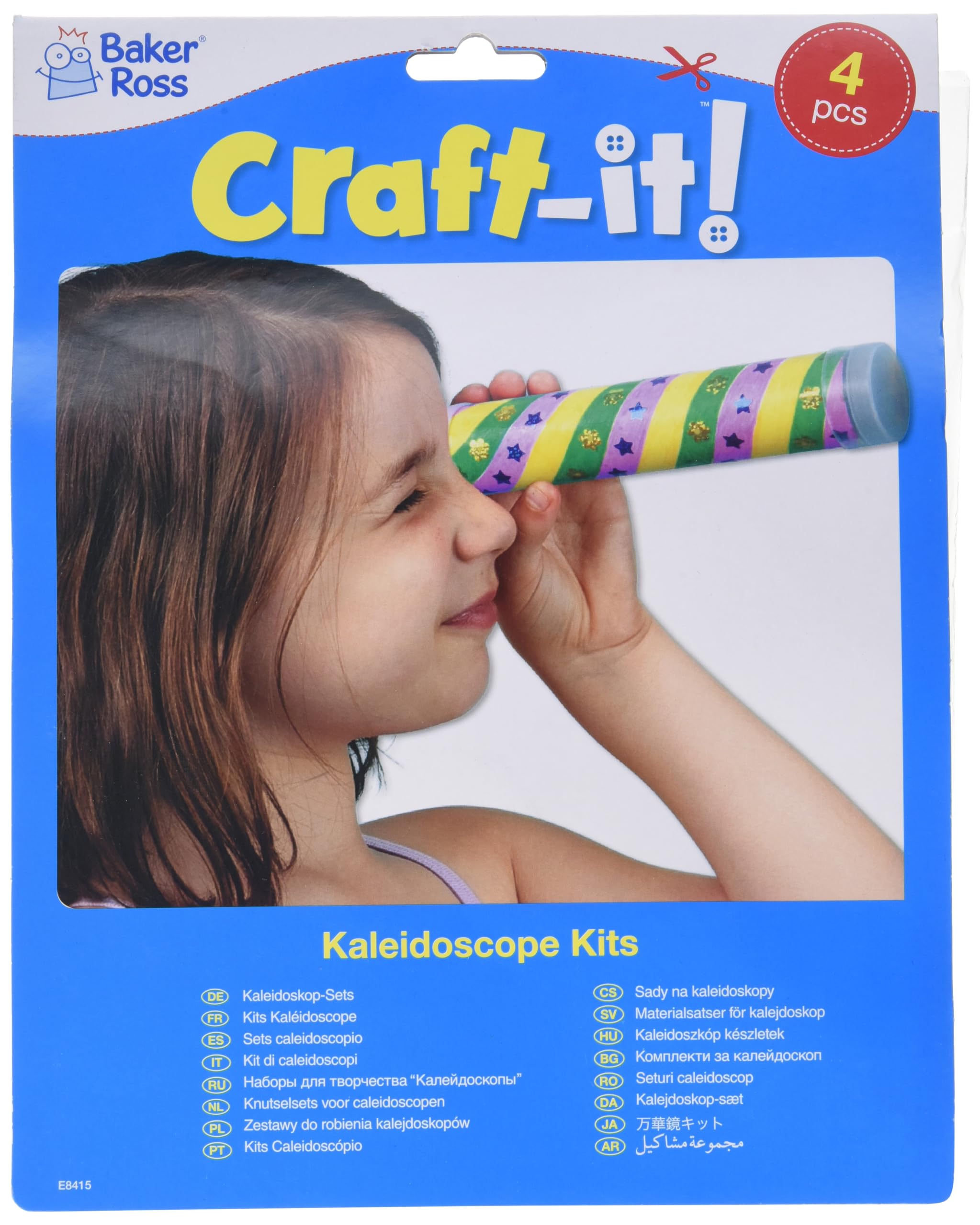 Baker Ross E8415 Kaleidoscope Kits (Pack of 4)