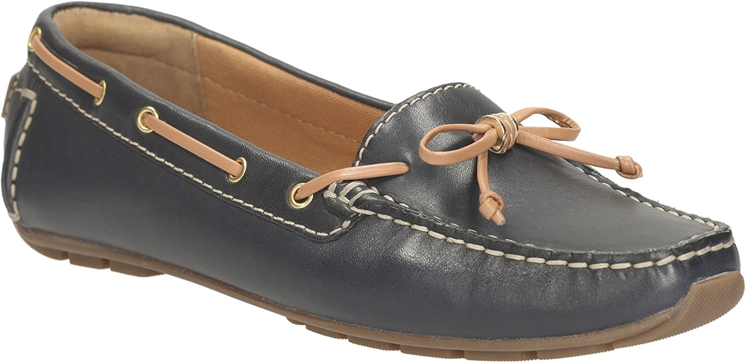 Clarks Womens Casual Dunbar Groove Leather Shoes In Blue Amazon.co.uk