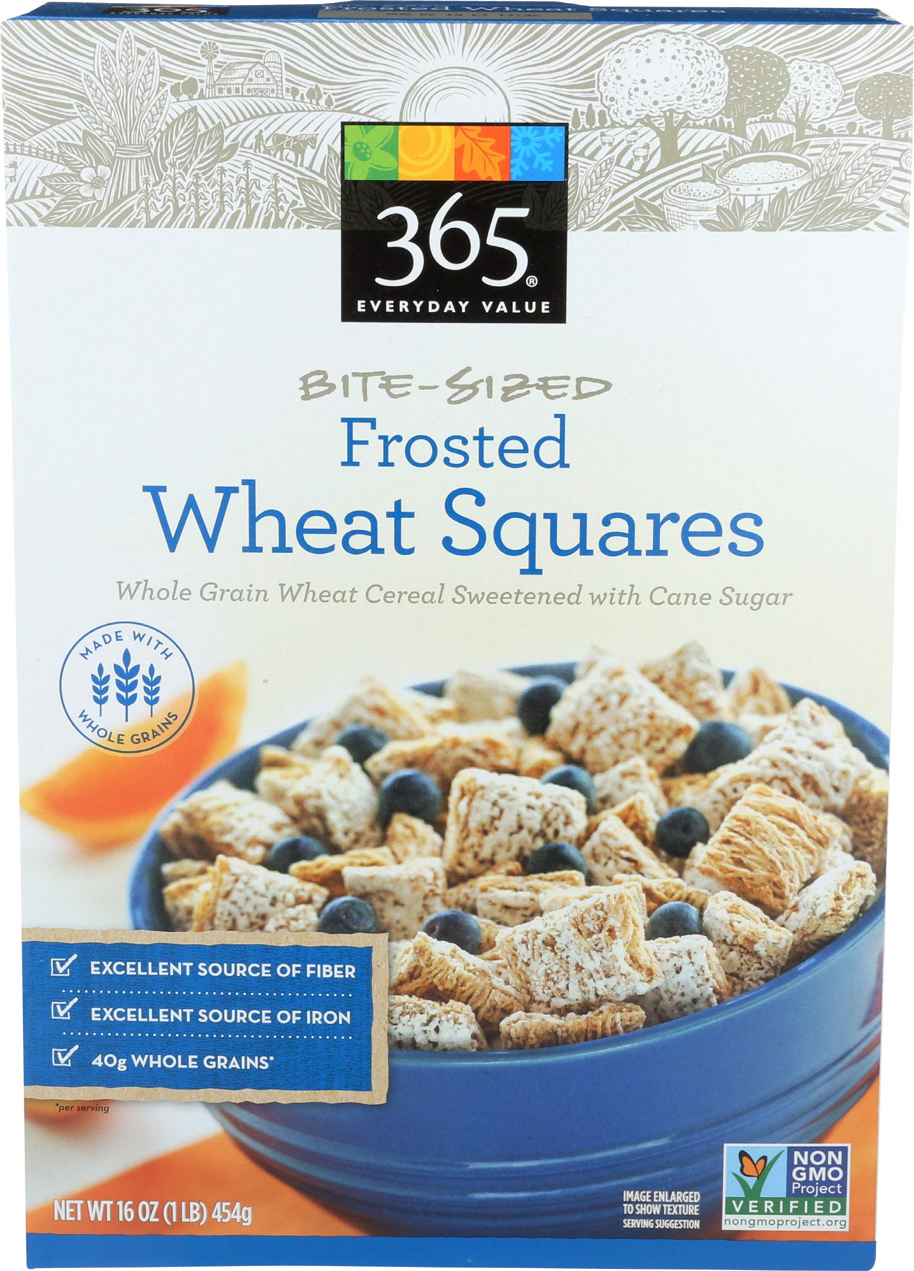 365 everyday value bite-sized frosted Wheat squares (099482438869)