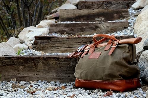 Waxed Canvas Tool Bag Canvas Mason Bag Helko Werk Frontier