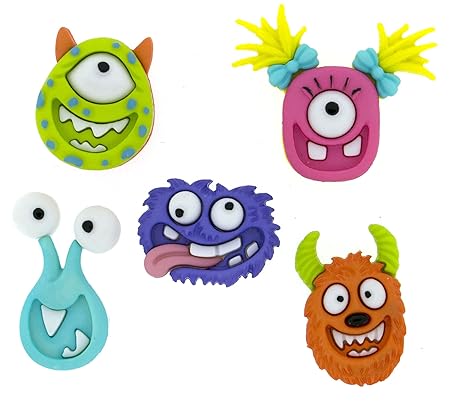 Dress It Up Embellishments-Mad For Monsters