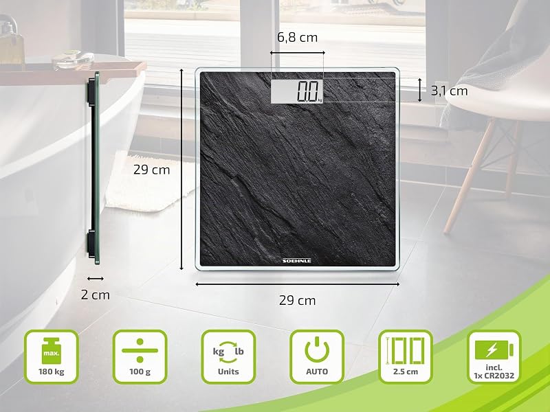 Báscula de Baño Style Sense Compact 300, 180 kg Digital