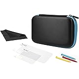 AmazonBasics Carrying Case for Nintendo 2DS XL with 3 Stylus Pens and 2 Screen Protectors  - Black
