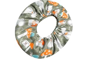 DUKE'S DIGS Critter Cuddler Small Animal Carrier and Bonding Pouch for Small Dog Kitten Hedgehog Sugar Glider Hamster Gerbil Made in USA (Mushroom2)