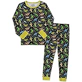 Jimonda Kids Soft Pajamas Sets 2-Piece Toddler Long Sleeve Sleepwear For Girls Boys Top And Pants Outdoor Pjs Size 24M-12Y