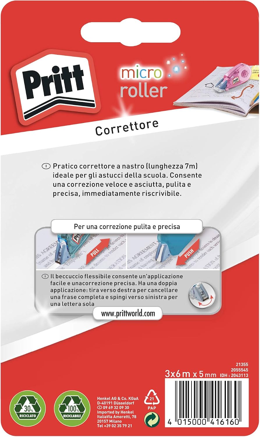 Pritt 2043113 Correction Roller, blue - Image 3