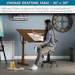 Studio Designs Vintage Drafting Table - Antique