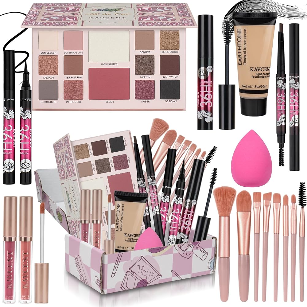 Makeup Kit for Women Teen Girls Full Kit Makeup Set for Teens Eyeshadow Makeup Gift Set fo Women Teenagers Christmas Makeup K