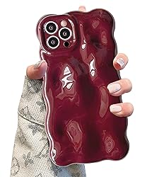 UEEBAI Ripple Case for iPhone 15 Pro Max, Cute