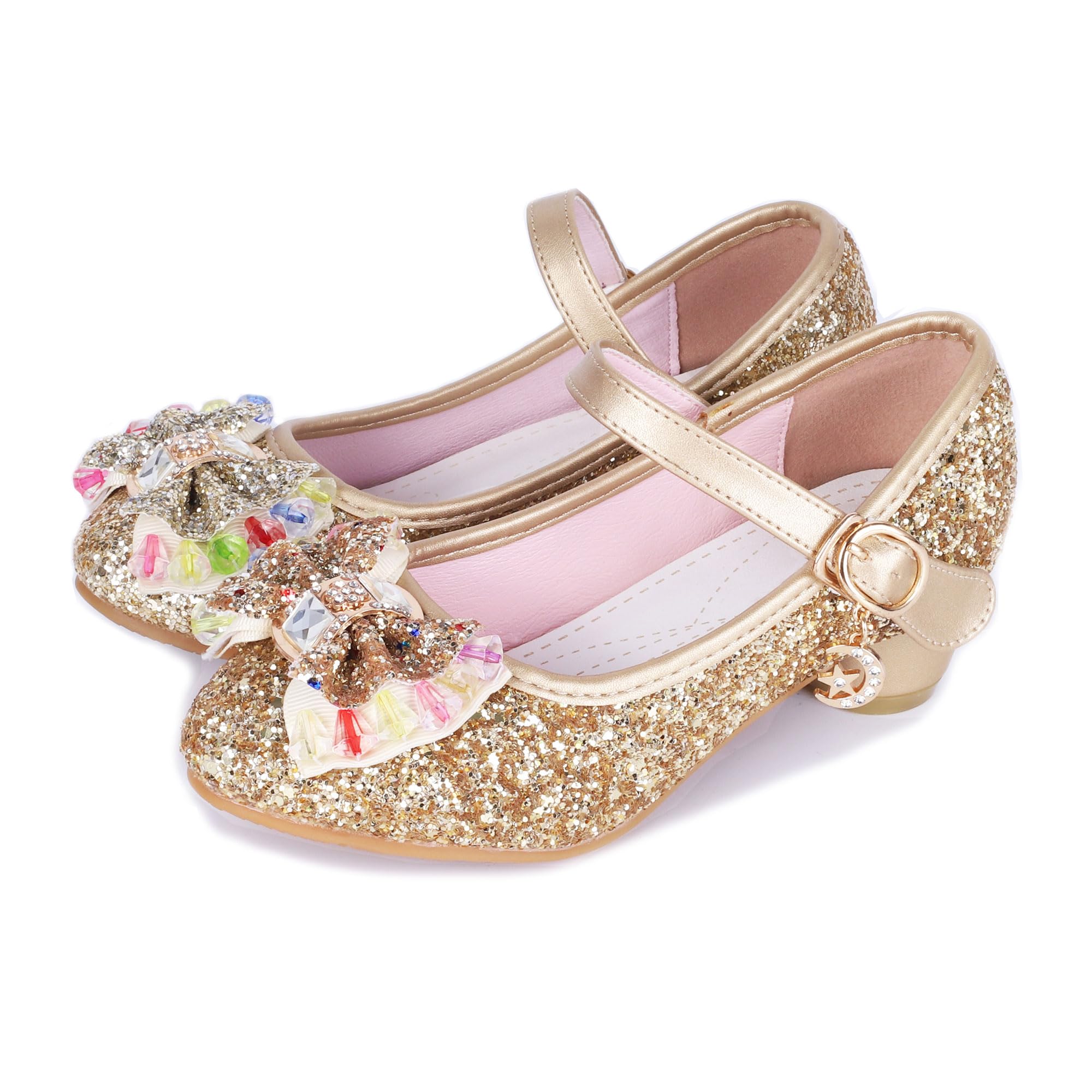 Girls Glittery Mary Jane Dress Shoe