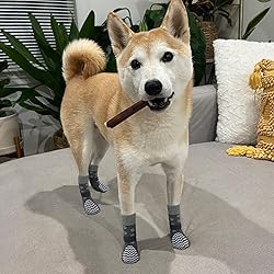 EXPAWLORER Anti Slip Dog Socks to Prevent Licking