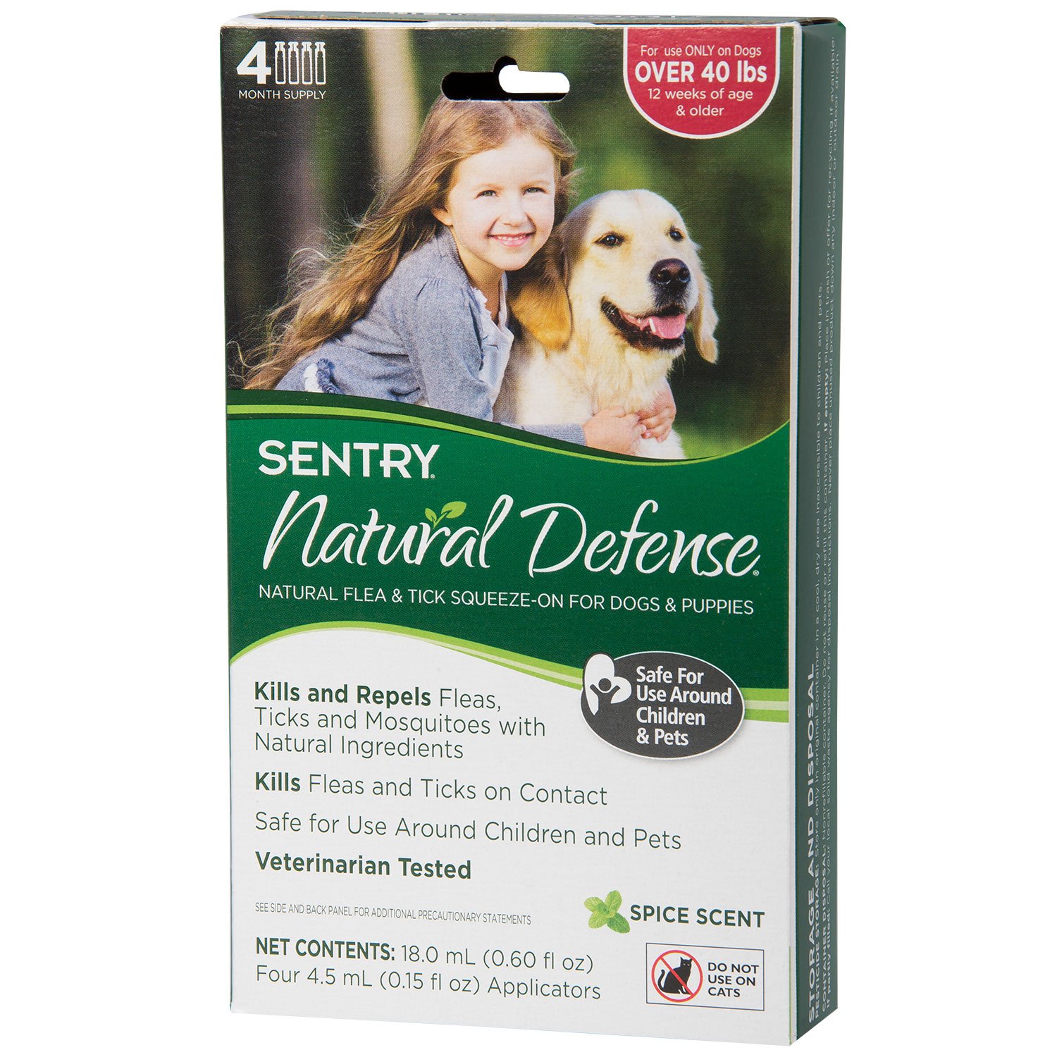 Reviews SENTRY Natural Defense Flea and Tick Topical for Dogs and