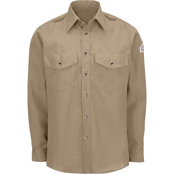 Amazon.com: Bulwark Flame Resistant Nomex IIIA Snap-Front Uniform