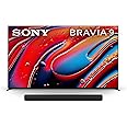 Sony 65 Inch Mini LED QLED 4K Ultra HD TV BRAVIA 9 Smart Google TV with Dolby Vision HDR and Exclusive Features for Playstation 5 (K-65XR90), 2024 Model BRAVIA Theater Bar 8 Sound Bar