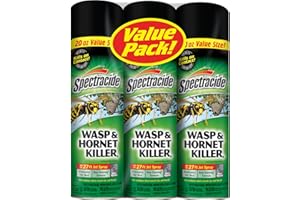 Spectracide Wasp and Hornet Killer Aerosol, 20-Ounce, 3-Pack