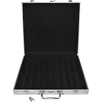 Trademark 10-1ks1000 Capacity Chip Case - Aluminum Hard Side, Silver