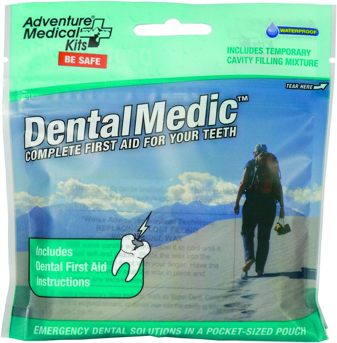 Adventure Medical Kits Dental Medic Travel First Aid Kit for Teeth: Sports & Outdoors