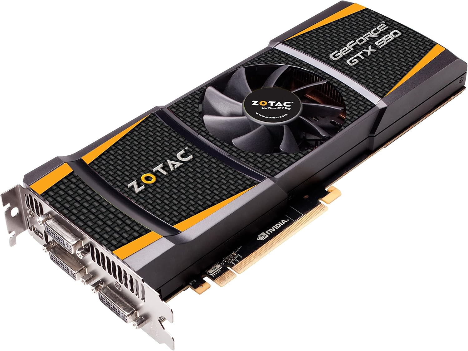 Zotac GeForce GTX 590 - Tarjeta gráfica NVIDIA (PCI-e, Memoria de ...