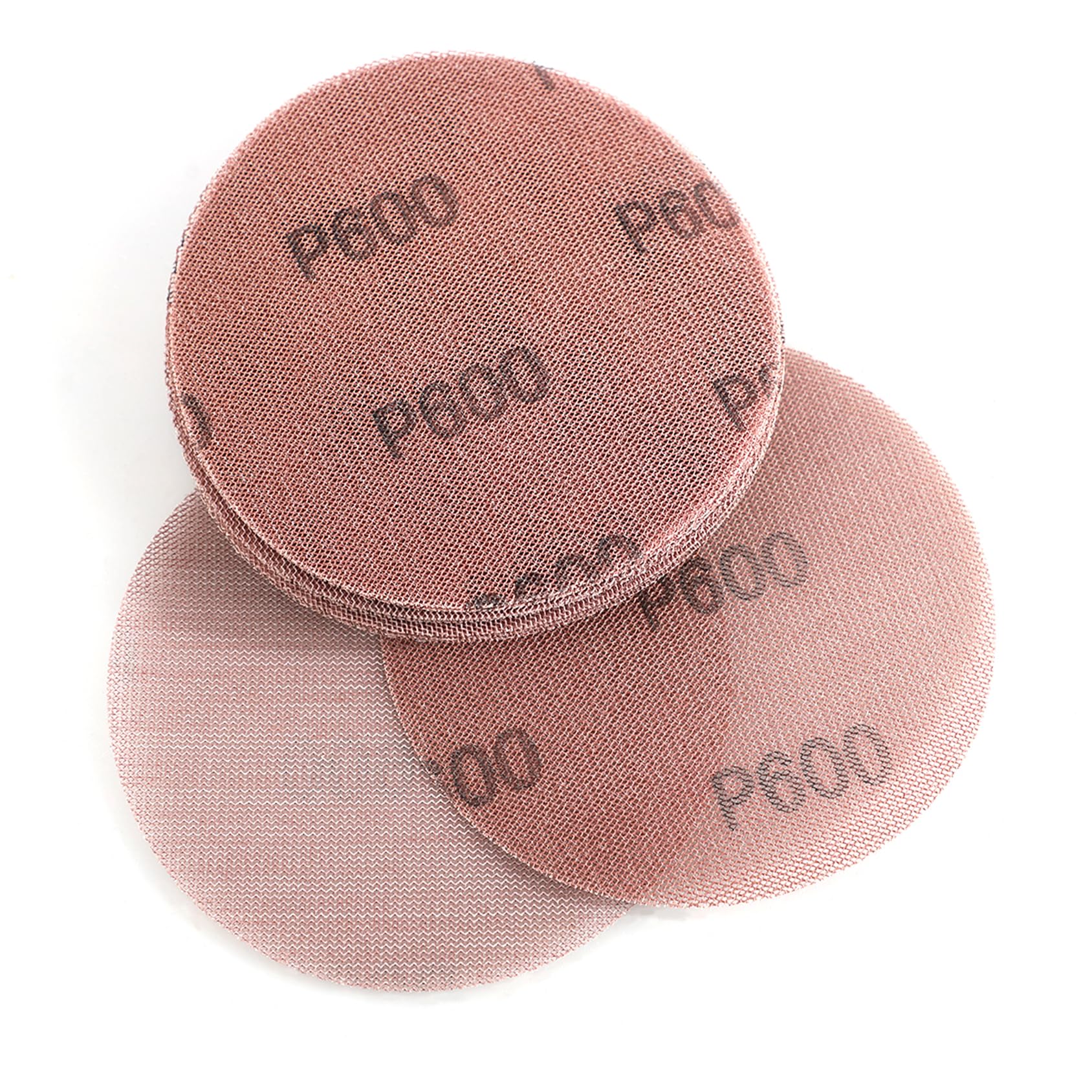 Kcmell 125mm Mesh Sanding Discs 600 Grit, 20Pcs 5 Inch Hook & Loop Sanding Pads, Dust Free Mesh Sanding Discs Pads Anti-Blocking Orbital Sander Discs Sandpaper for Grinding Polishing Car Wood Floor
