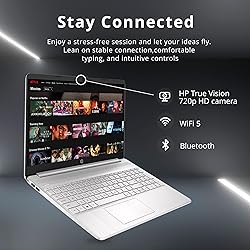 HP 2022 15.6" HD BrightView Laptop, Intel Pentium