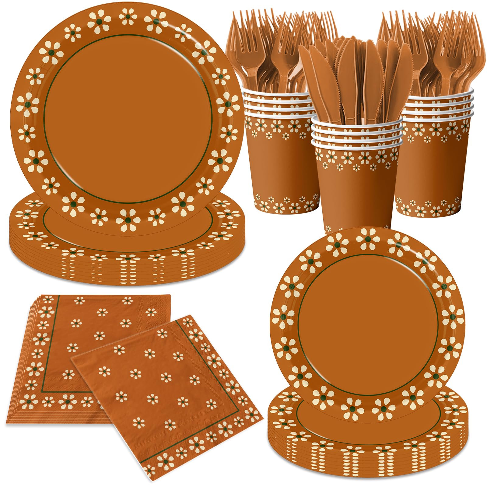 Photo 1 of Platos De Barro Mexicanos Paper Plates?Mexica Party Decoration Mexican Cups Napkins for Mexican Theme Party Decorations,Servrs 24