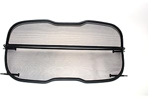 GermanTuningParts Déflecteur de vent pour Infinity G37 (2006-2016) - Pliable - avec fermeture rapide - Noir | Filet Anti-Remo