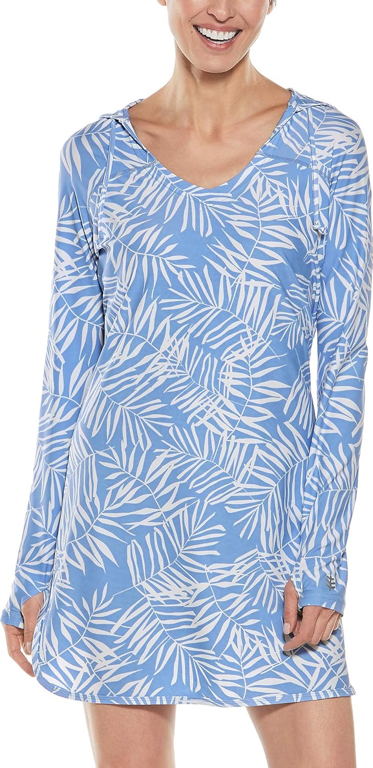 Coolibar UPF 50+ Women's Seacoast Swim CoverUp Dress Sun Protective