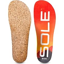 Sole Performance Medium Wide Cork Shoe Insoles - Men's Size 7/Women's Size 9